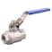 DERNORD Stainless Steel 304 Ball Valve Full Port Heavy Duty for WOG with Locking Device 12 NPT