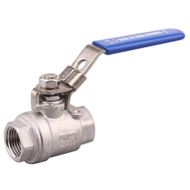 DERNORD Stainless Steel 304 Ball Valve Full Port Heavy Duty for WOG with Locking Device 12 NPT