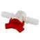 DGZZI Barbed Ball Valve 2PCS 12Inch ID InLine Ball Valve ShutOff Switch with Hose Barb for Drip Irrigation and Aquariums White