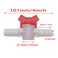 FDXGYH 2pcs Barbed Ball Valve 12Inch ID inLine Ball Valve ShutOff Switch with Hose BarbWhite