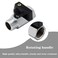 Fitvell Brass Mini Ball Valve 18 NPT Female x Male Thread Shut Off Valve Chrome Plated Pack of 2