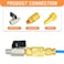 GASHER 1PC 12 Inch Mini Brass Ball Valve Shut Off Switch 12 Inch Male x Female NPT Thread Pipe Fitting