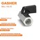 GASHER 3PCS 14 Inch NPT Mini Brass Ball Valve Shut Off Switch 14 Inch Female x Female NPT Thread Pipe Fitting