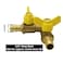 Hooshing Brass 3 Way Shut Off Valve 38 Hose Barb 2 Switch Y Shaped Ball Valve with Stainless Clamps for Water Fuel Air