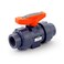HYDROSEAL Kaplan 1 PVC True Union Ball Valve Threaded NPT with Full Port ASTM F1970 EPDM ORings and Reversible PTFE Seats 1
