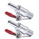 YOUHO HZFJ NPT 14 to 516 Hose Barb Straight Through Forged Brass MicroCut Ball Valve Check Valve 516 Hose barb 2PCS
