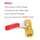 Joywayus Brass Ball Valve 14 Female x Female Thread AntiRust Forged FittingsPack of 2
