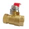 Joywayus Brass Heavy Duty Ball Valve 38 NPT Female x 38 NPT Female Thread AntiRust Forged Fittings Pack of 2