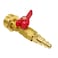 Joywayus Brass Winterize Blowout Adapter Kit 14 Male Quick Connect to 34 Male or Female GHT Thread with Ball Valve Fitting Pack of 2
