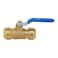 EFIELD Pack of 2 1Inch PushFit Full Port Ball Valve with a Disconnect Clip Tool Blue Level UPC Certified LF BrassPFVALVE0802PCS