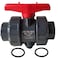 YTFSA PVC Union Ball Valve 1 Inch DN25 True Union Full Flow Ball Valve ASTM EPDM Oring Rated 200 PSI PVC Ball Valve with Slip Socket Full Port for Various Water Control System