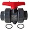 YTFSA PVC Union Ball Valve 1 Inch DN25 True Union Full Flow Ball Valve ASTM EPDM Oring Rated 200 PSI PVC Ball Valve with Slip Socket Full Port for Various Water Control System