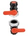 QWORK IBC Tote Valve 295 Heavy Duty IBC Tote Tank Drain Adapter S75x6 75 mm NPT DN50 Coarse Thread Ball Valves Connector for IBC Tote Water Liquid Container