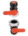QWORK IBC Tote Valve 295 Heavy Duty IBC Tote Tank Drain Adapter S75x6 75 mm NPT DN50 Coarse Thread Ball Valves Connector for IBC Tote Water Liquid Container