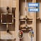 SUNGATOR Shut Off Ball Valve 12 Inch 12 Inch Ball Valve PushtoConnect Water Shutoff Easily Match to Pipe using Red and Blue Handle No Lead Brass Fittings for PEX Pipe Copper CPVC Pack of 2