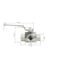 SLIYXTWIO sliyxtwio Hydraulic Ball Valve 3 Way 7250 PSI High Pressure Ball Valve NPT 12 Heavy Duty Shut Off Valve