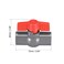 uxcell PVC Ball Valve Supply Pipe Knob Threaded Ends 12 Inner Hole Diameter Red Gray