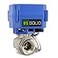 U.S. Solid US Solid 34 Motorized Ball Valve NSF Certified 304 Stainless Steel 924V DC 2Wire Reverse Polarity Full Port Electric Ball Valve for Potable Water Home Brewing