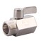 DERNORD 34 inch Stainless Mini Ball Valve NPT Female x Male Thread SUS316