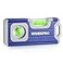 WORKPRO Small Level 412 Inch Mini Level Tool Magnetic Pocket Level with 2 Different Bubbles 90180 Aluminum Alloy Construction Cobalt Blue