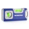 WORKPRO Small Level 412 Inch Mini Level Tool Magnetic Pocket Level with 2 Different Bubbles 90180 Aluminum Alloy Construction Cobalt Blue