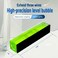 The Yan 2PCS highprecision leveling bubble extended three line horizontal bubble water level gauge for household use capable of 180 degrees in place turning 80x15X15mm greenmagnetism