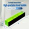 The Yan 2PCS highprecision leveling bubble extended three line horizontal bubble water level gauge for household use capable of 180 degrees in place turning 80x15X15mm greenmagnetism