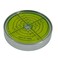 The Yan 62mm Point high Precision Universal Level Bubble Metal Bubble Water Leveler Cross Gauge Small Household Silver Green Magnetic