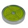 The Yan 62mm Point high Precision Universal Level Bubble Metal Bubble Water Leveler Cross Gauge Small Household Silver Green Magnetic