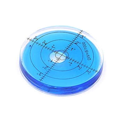 Chiloskit 66mm Bullseye Spirit Level Round Bubble Spirit Leveler Tool Rv AppliancesAccuracy 30 2mm Blue