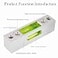 The Yan High precision aluminum alloy metal adjustable level bubble small square bar luminous magnetic length 66 hole pitch 56MM