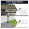 The Yan High precision aluminum alloy metal adjustable level bubble small square bar luminous magnetic length 66 hole pitch 56MM