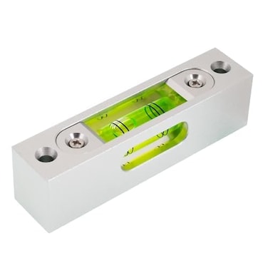 The Yan High precision aluminum alloy metal adjustable level bubble small square bar luminous magnetic length 66 hole pitch 56MM