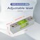 The Yan High precision aluminum alloy metal adjustable level bubble small square bar luminous magnetic length 90 hole pitch 78MM