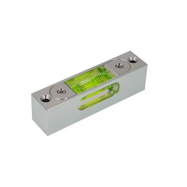 The Yan High precision aluminum alloy metal adjustable level bubble small square bar luminous magnetic length 90 hole pitch 78MM