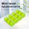 The Yan High precision mini bubble double line small level bubble three line flat ball household level ruler can be turned 180 degrees Nonmagnetic 29 10 10mm4PCS