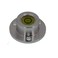 The Yan Metal Horizontal Bubble BullsEye Level Universal Horizontal Bubble Flange Water Bubble Level Horizontal Bubble Small Household 225x10mmGreen