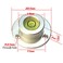 The Yan Metal Horizontal Bubble BullsEye Level Universal Horizontal Bubble Flange Water Bubble Level Horizontal Bubble Small Household 225x10mmGreen