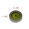 The Yan Mini Metal universal horizontal bubble water level level balance bubble level round 145x38mm Silver Green