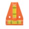 Paialco Mini Triangle T Level Tool 2 Bubbles Vertical Horizontal Orange 2PCS
