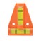 Paialco Mini Triangle T Level Tool 2 Bubbles Vertical Horizontal Orange 2PCS