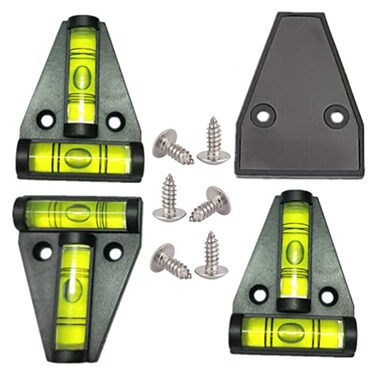 SIZIKJXGHWYI 3Pcs Magnetic T Level with Screws Mounted Screw and Magnetism Dualfunction Bubble Spirit Levels Leveling for Trailers Camera Telescope Tripods