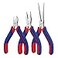 WORKPRO Mini Pliers Set 3Piece Small Pliers Tool Kit Includes 4 Diagonal Plier 5 Long Nose Plier 6 Needle Nose Plier for Making Crafts Repairing Electronic Devices