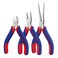 WORKPRO Mini Pliers Set 3Piece Small Pliers Tool Kit Includes 4 Diagonal Plier 5 Long Nose Plier 6 Needle Nose Plier for Making Crafts Repairing Electronic Devices