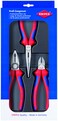 KNIPEX Knipex Tools 00 20 11 Combination Long Needle Nose Pliers and Diagonal Cutters Assembly Tool Set 3 Piece