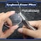 SPEEDWOX Stainless Steel Half Round Plier 6Inch Round Flat Nose Nylon Jaw Eyeglasses Repairing Pliers with Eyeglass Screwdriver