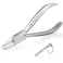 SPEEDWOX Stainless Steel Half Round Plier 6Inch Round Flat Nose Nylon Jaw Eyeglasses Repairing Pliers with Eyeglass Screwdriver