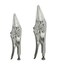 CTT CalHawk Long Needle Nose Locking Vice Grip Style Pliers with Quick Release Set of 2