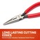 Crescent 6 Long Chain Nose Solid Joint Side Cutting Pliers Grip Pliers with Side Cutter Premium Wire Cutter 6 6546CVSMLN
