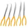 FUNSUEI 5 PCS 11 Inch Long Needle Nose Pliers Set Long Nose Pliers Set Including 90 Degree 45 Degree 25 Degree Straight Needle Nose and Circle Pliers